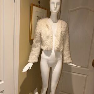 Chic Cream Teddy Jacket